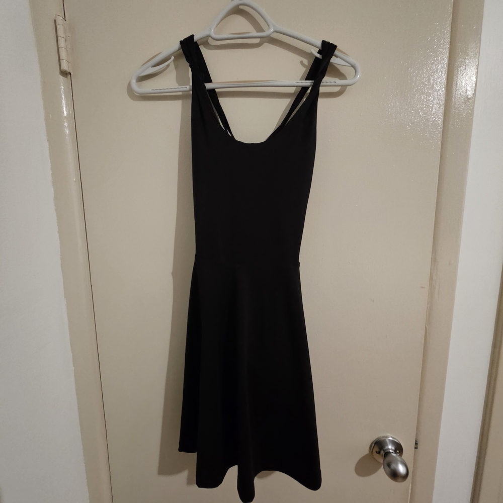 Fabletics Black Backless Dress